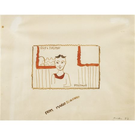 Franco Angeli Roma 1935 - 1988 22x28 cm.