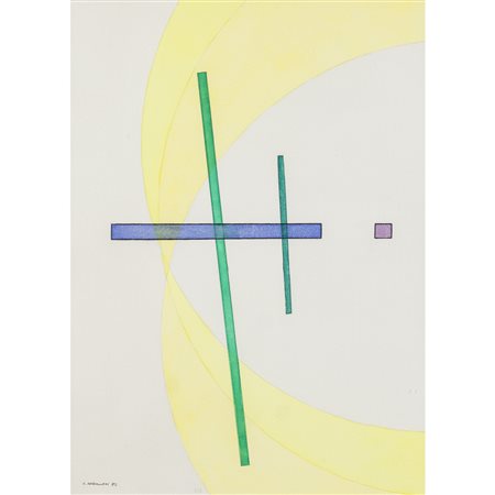 Luigi Veronesi Milano 1908 - 1998 52x38 cm.