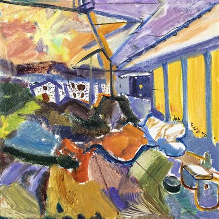 Ilir Zefi Mirdite 1963 100x100 cm.