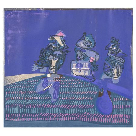 José García Ortega Arroba de los Montes 1921 - Parigi 1990 56x62 cm.