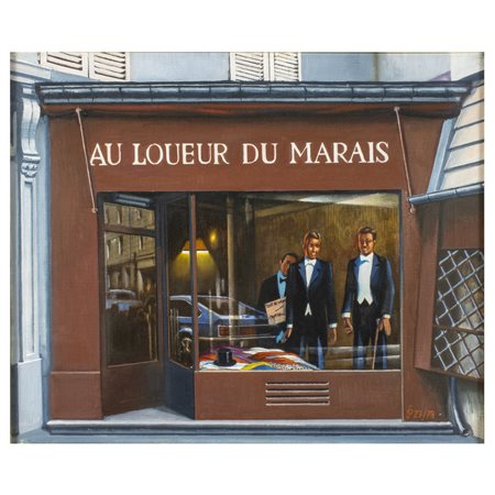 Sergio Ceccotti Roma 1935 50x60 cm.