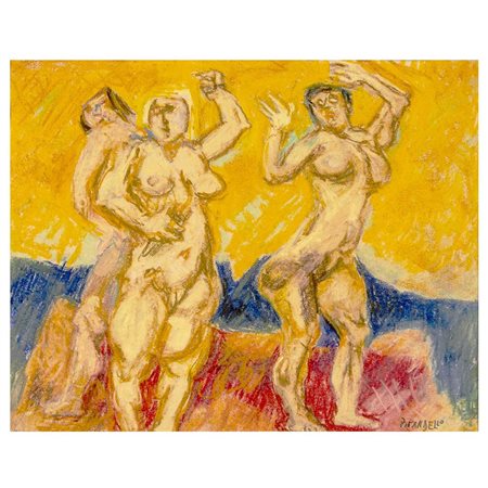 Fausto Pirandello Roma 1899 - 1975 22x28 cm.