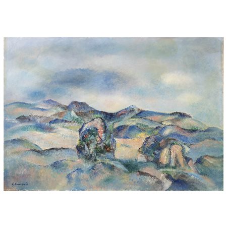 Giovanni Omiccioli Roma 1901 - 1975 71x101 cm.