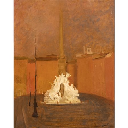Carlo Quaglia Terni 1903 - Roma 1970 61x45 cm.