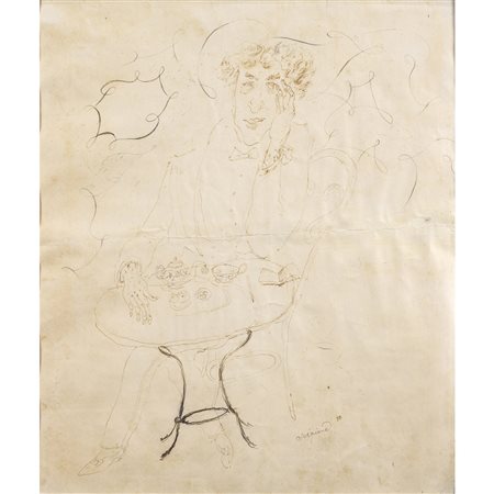 Scipione (Gino Bonichi) Macerata 1904 - Arco 1933 34x29 cm.