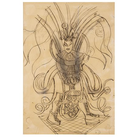 Fortunato Depero Fondo 1892 - Rovereto 1960 37,8x26 cm.