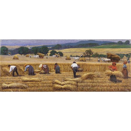 Giuseppe Viner Seravezza 1875 - Solaio 1925 60x150 cm.