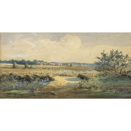 Giulio Aristide Sartorio Roma 1860 - 1932 19x36,5 cm.