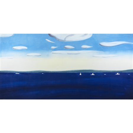 Alex Katz New York 1926 53x106 cm.