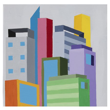 Tancredi Fornasetti Roma 1983 24x24 cm.