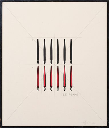 TINO STEFANONI
Le penne 21A, 1971