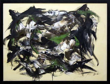 Silvio Formichetti, Il re sole, 2007, tecnica mista su tela, 60x80 cm,...