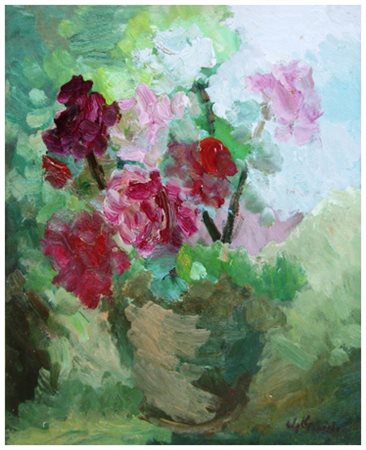 GUIDO GUIDI Livorno 1901 – 1998 Senza titolo Olio su tavola 60 x 50. Firma in...