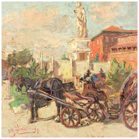 FRANCO MAZZACCHERINI La Spezia 1939 – Livorno 1999 Piazza 4 Mori, Livorno –...