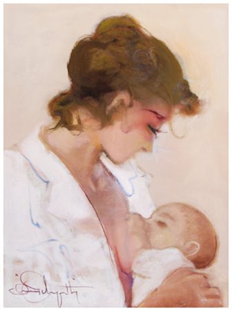 DINO PELAGATTI Livorno 1932 Senza titolo 1989 Olio su tela 40 x 30. Firma in...