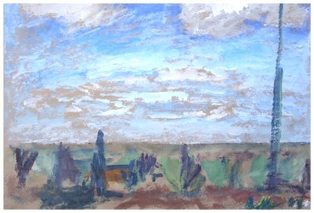 TONINO GOTTARELLI Imola 1920 – 2007 Senza titolo 1994 Olio su carta povera 38...