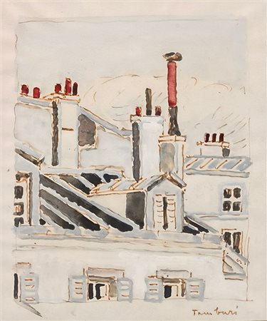 Orfeo Tamburi, 'Tetti di Parigi'