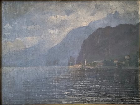 Mario Bezzola, 'Senza Titolo (Veduta Campione d'Italia=', 1910