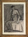 Mario Sironi, 'Figura femminile seduta', 1927