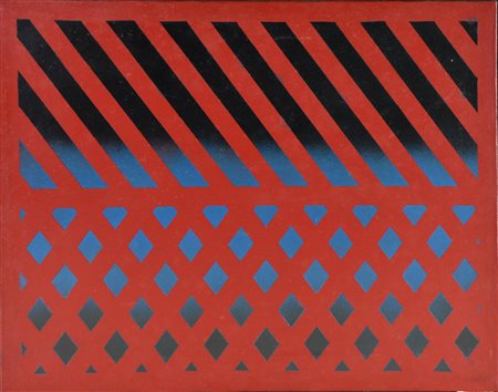 Rocco Borella (1920 - 1994) STRUTTURE/CROMATICO, 1973 smalto su tela, cm...