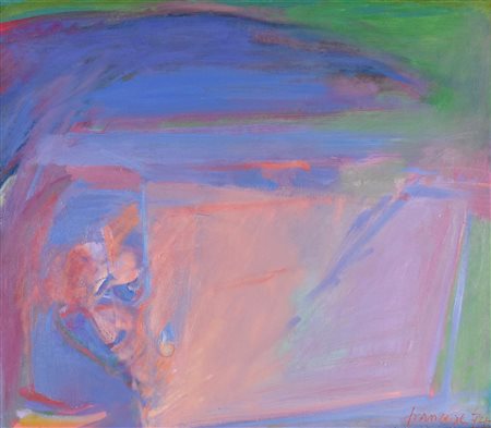 Franco Francese (1920 - 1996) LA GOCCIA, 1974 olio su carta applicata su...