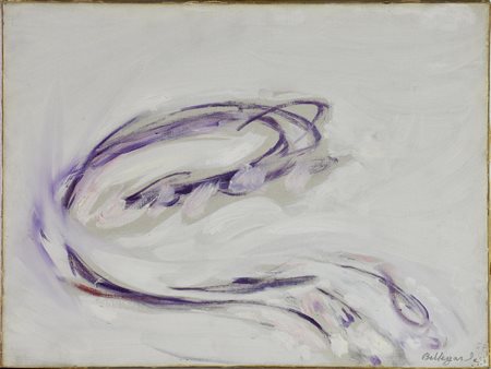 Claude Bellegarde SENZA TITOLO, 1957 olio su tela, cm 33x43 firma e data sul...