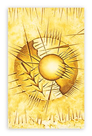 ARNALDO POMODORO (1926) - Impronta solare per BSI, 1998