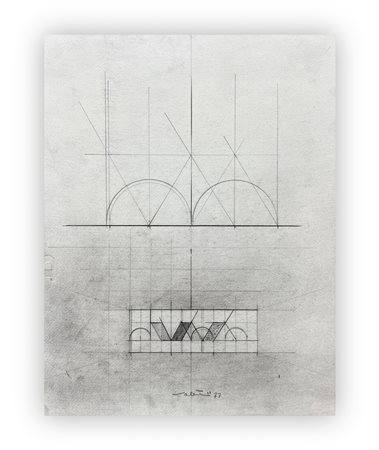 WALTER VALENTINI (1928-2022) - Immagini grigie, 1977