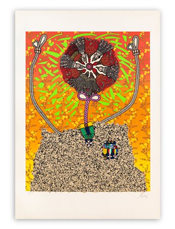 ENRICO BAJ (1924-2003) - Marceline Desbordes-Valmore, 1975