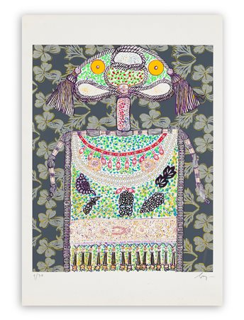 ENRICO BAJ (1927-2003) - Donna piangente, 1973