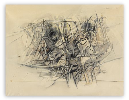 EDOARDO FRANCESCHINI (1928-2006) - Senza Titolo, 1961