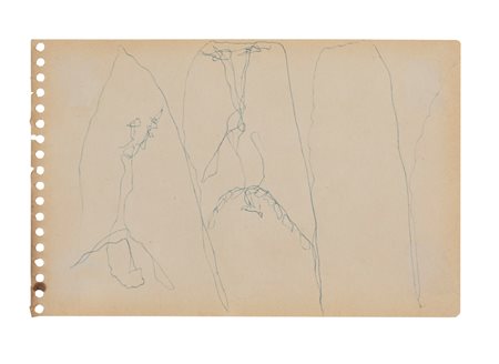 Gastone Novelli (Vienna 1925-Milano 1968)  - Senza titolo, 60s