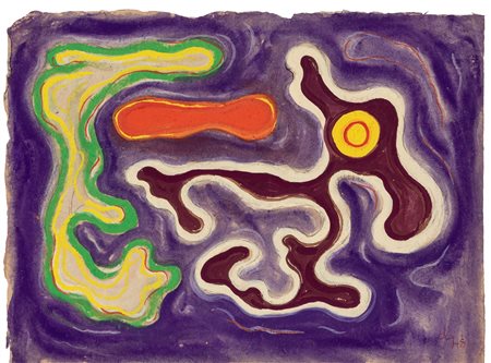 Gillo Dorfles (Trieste 1910-Milano 2018)  - Senza titolo, 1948