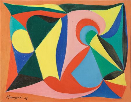 Concetto Maugeri (Catania 1919-Roma 1951)  - Composizione, 1948