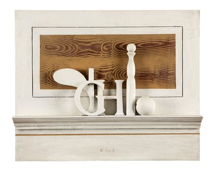 Lucio Del Pezzo (Napoli 1933-Milano 2020)  - Mensola, 1963