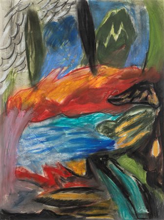 Sandro Chia (Firenze 1946)  - Il lago