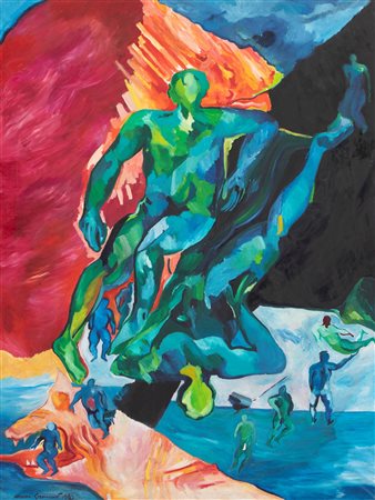 Mimmo Germanà (Catania 1944-Busto Arsizio 1992)  - Senza titolo, 1980