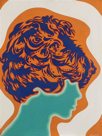 Plinio Mesciulam (Genova 1926-Genova 2021)  - Coiffure, 1969