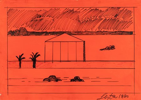 Tano Festa (Roma 1938-1988)  - Senza titolo, 1980