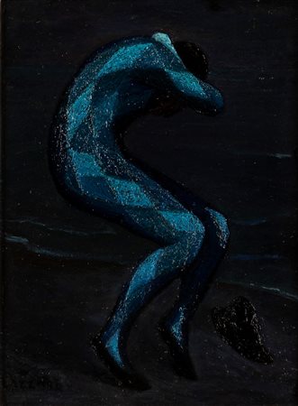 Walter Lazzaro (Roma 1914-Milano 1989)  - Tristezza d'Arlecchino, 1950s