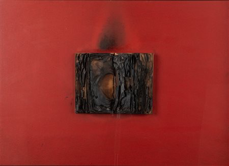 Bernard Aubertin (1934-2015)  - Livre brulé, 1974