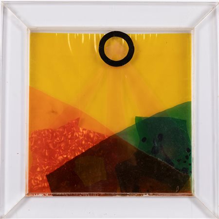 Enrico Baj (Milano 1924-Vergiate 2003)  - Paesaggio, 1968