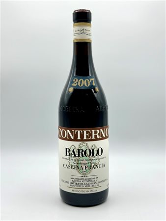  
Giacomo Conterno, Barolo Cascina Francia, 2007 2007
Italia-Piemonte 0,75