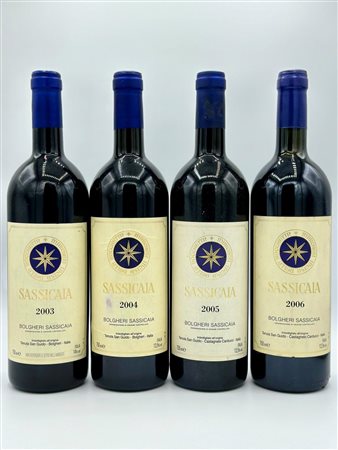  
Tenuta San Guido, Sassicaia, 2003-2004-2005-2006 2003-2004-2005-2006
Italia-Toscana 0,75