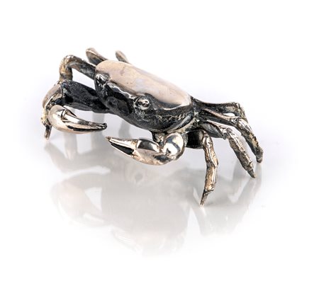 Granchio in argento 800/000, argenteria Roselli, Anni Cinquanta...