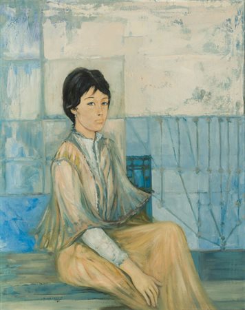 SANDRO LO CASCIO<BR>Torino 1932 - 1992<BR>"Iris" 1982