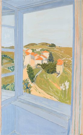 FRANCESCO MENZIO<BR>Tempio Pausania (SS) 1899 - 1979 Torino<BR>"Bossolasco" 1960