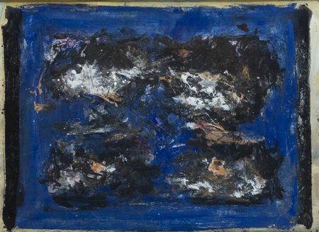 LUIGI SPAZZAPAN<BR>Gradisca d'Isonzo (GO) 1889 - 1958 Torino<BR>"Senza titolo (composizione astratta)" 1957