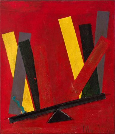 ALDO MONDINO<BR>Torino 1938 - 2005<BR>"Bilancia"