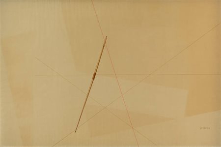 GILBERTO ZORIO<BR>Andorno Micca (BI) 1944<BR>"Senza titolo" 1973